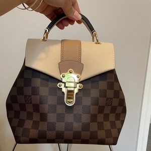 ❌SOLD❌Authentic Louis Vuitton Clapton Backpack Damier Ebene in Creme
